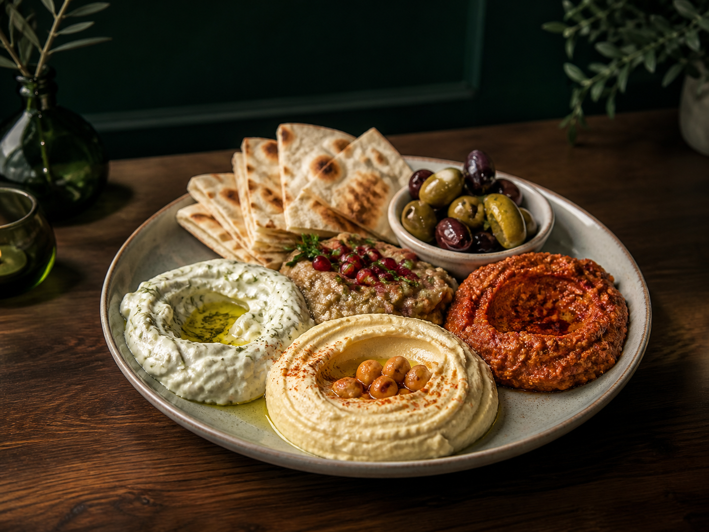 Tepe Meze Seçimi için temsili servis fotoğrafı